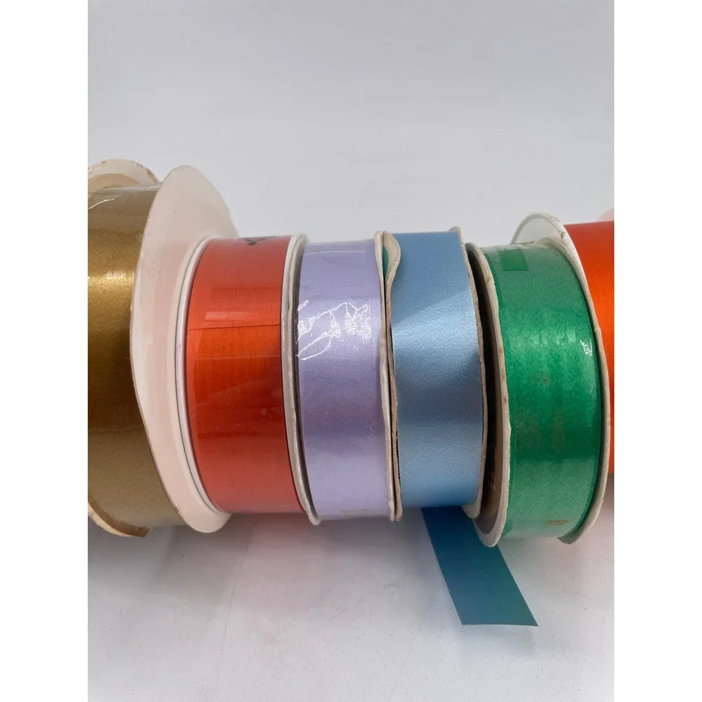 Vintage Quality Ribbon Lot x 21 Various Widths Mixed Craft Bow Making Spools